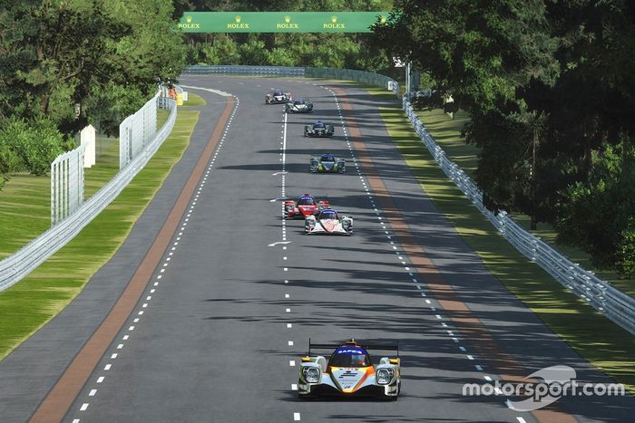 #20 Team Redline Oreca 07 LMP2: Max Verstappen, Lando Norris, Atze Kerkhof, Greger Huttu