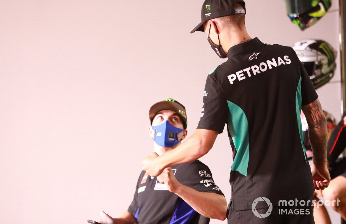 Maverick Viñales, Yamaha Factory Racing, Fabio Quartararo, Petronas Yamaha SRT