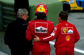 Herbie Blash, yarış galibi Michael Schumacher, Ferrari ve Jean Todt, Ferrari Direktörü
