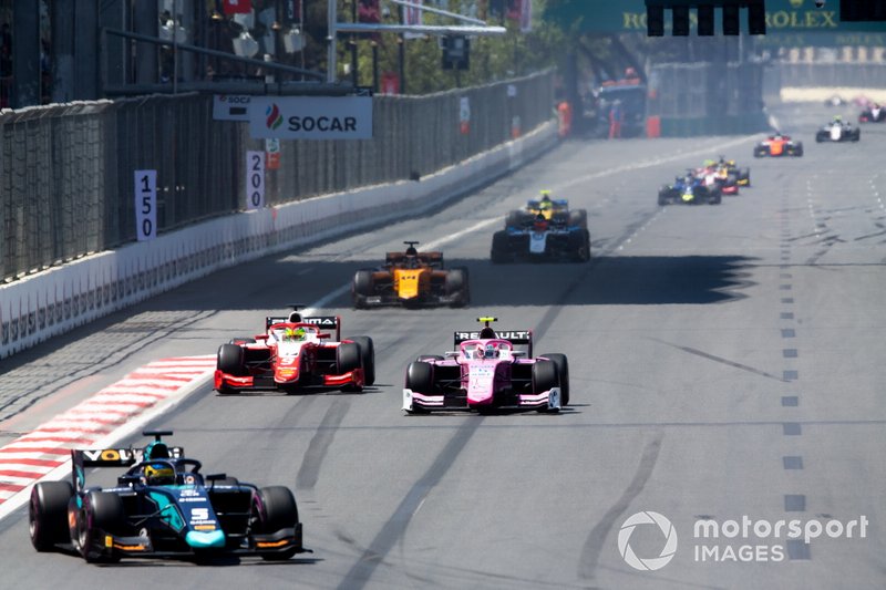 Sergio Sette Camara, DAMS e Anthoine Hubert, BWT ARDEN, Mick Schumacher, PREMA RACING