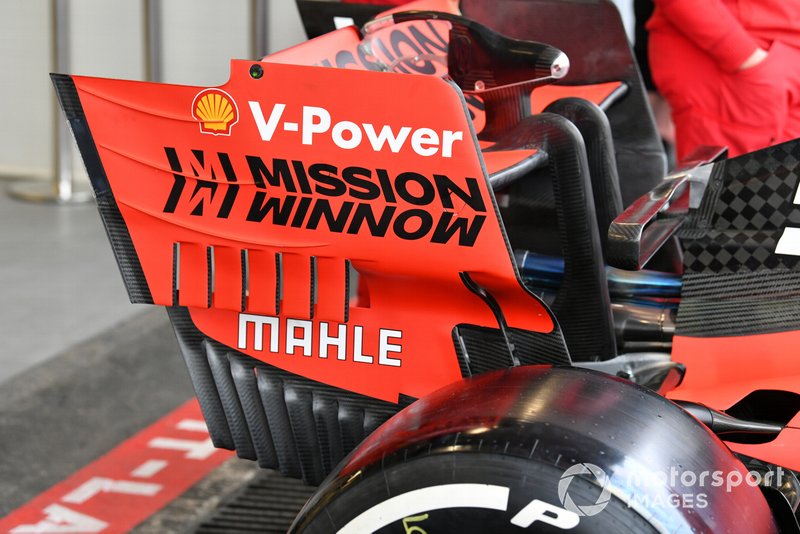 Alerón trasero en Ferrari SF90