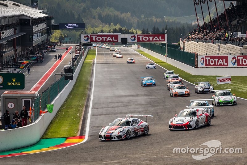 2. Yarış start, Ayhancan Güven, Porsche 911 GT3, Pierre Martinet by Almeras