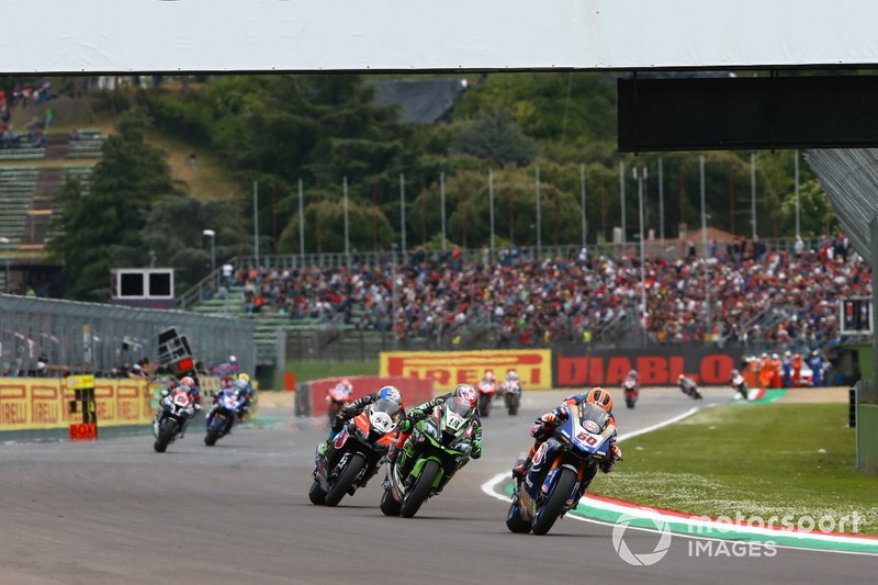 Michael van der Mark, Pata Yamaha, Leon Haslam, Kawasaki Racing Team, Toprak Razgatlioglu, Turkish Puccetti Racing