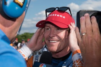 Scott Dixon, Chip Ganassi Racing Honda, interviewed after race win.