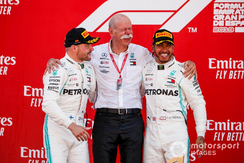 2019 - Lewis Hamilton comanda mais uma dobradinha das Flechas de Prata na Espanha