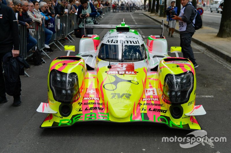 #3 Rebellion Racing Rebellion R-13: Mathias Beche, Gustavo Menezes, Thomas Laurent