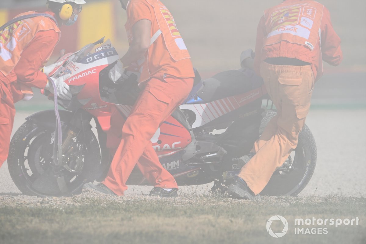 Caída de Jack Miller, Pramac Racing
