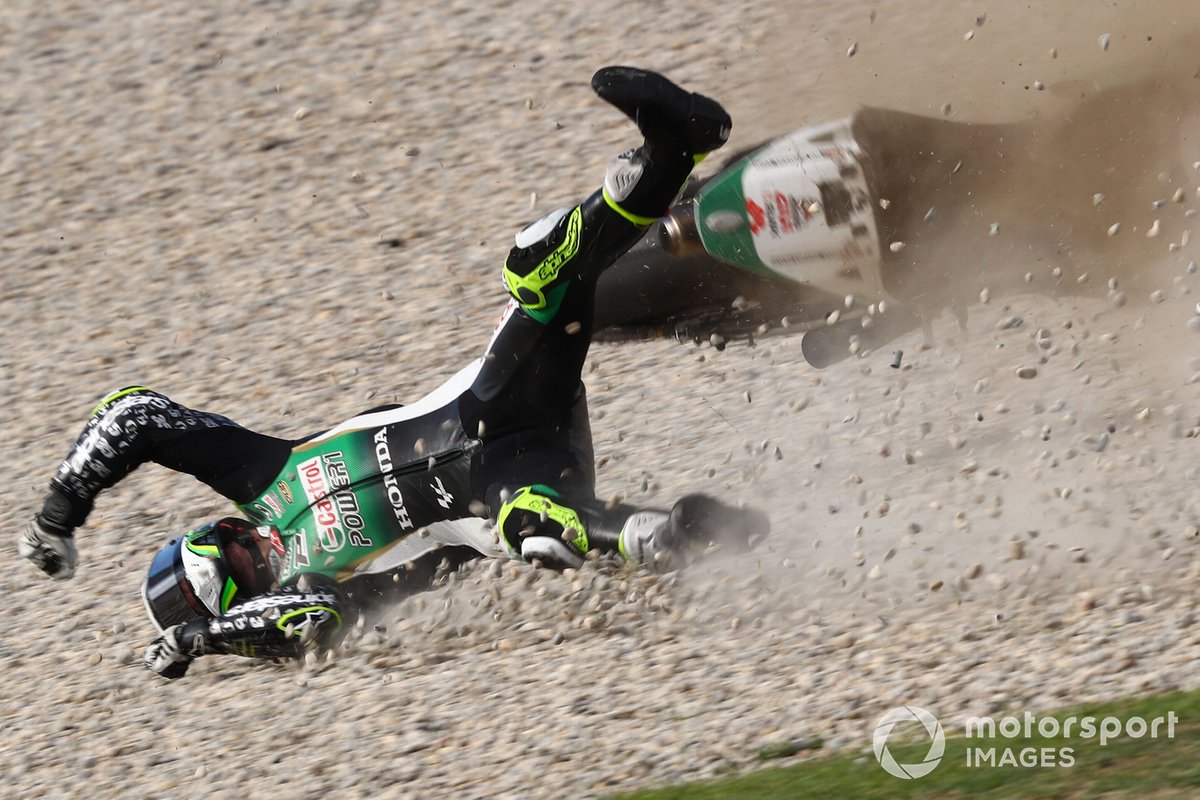 Cal Crutchlow, Team LCR Honda caída