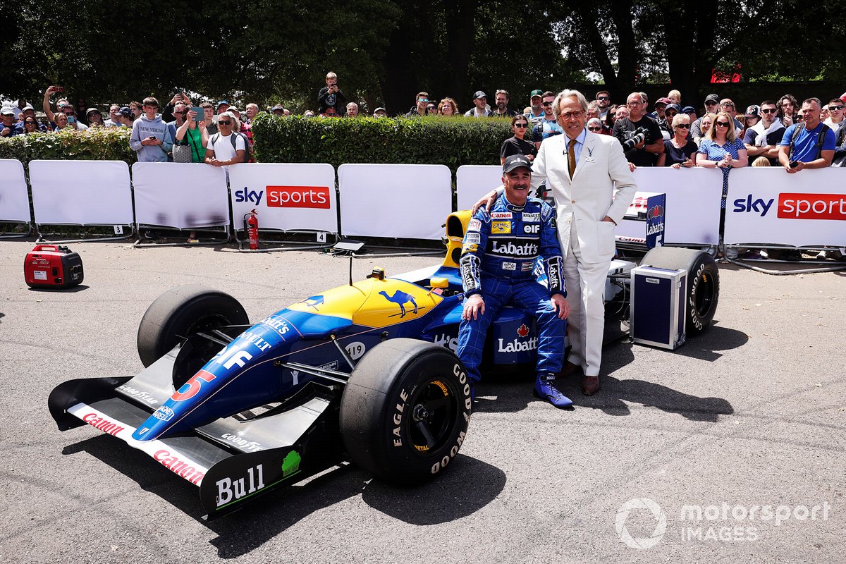 Nigel Mansell, Williams FW14B and the Duke of Richmond