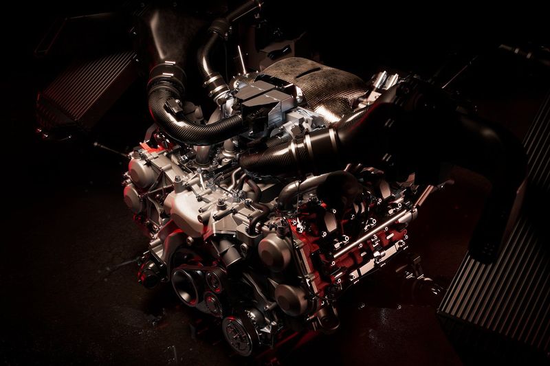 Ferrari 296 GT3 engine