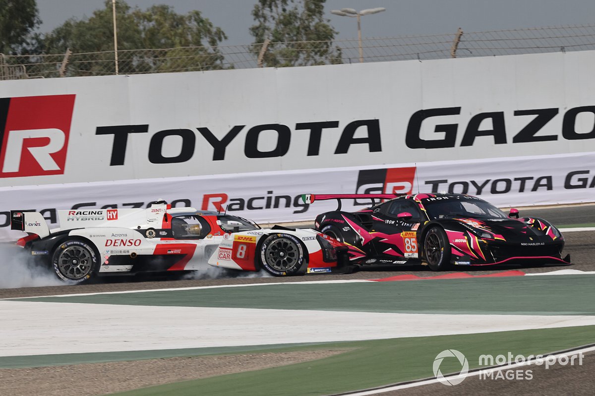 Авария Toyota GR010 - Hybrid №8 команды Toyota Gazoo Racing: Себастьен Буэми
