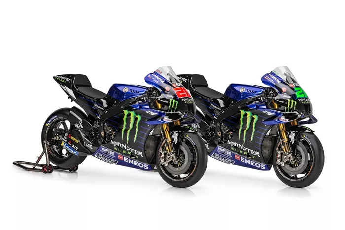 La moto di Fabio Quartararo, Yamaha Factory Racing, Franco Morbidelli, Yamaha Factory Racing
