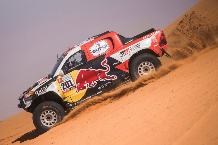 #201 Toyota Gazoo Racing Toyota: Nasser Al-Attiya, Matthieu Baumel