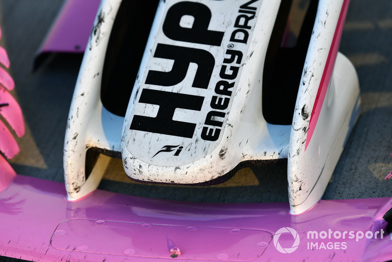 Носовой обтекатель и переднее антикрыло Racing Point Force India F1 VJM11
