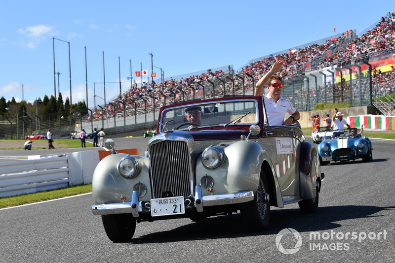 Stoffel Vandoorne, McLaren lors de la parade des pilotes