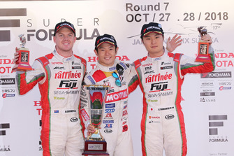 山本尚貴(TEAM MUGEN)、ニック・キャシディ(KONDO RACING)、山下健太(KONDO RACING)