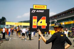 Grid Girl for Fernando Alonso, McLaren