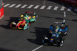 Nelson Piquet Jr., NEXTEV TCR Formula E Team, leads Lucas di Grassi, ABT Schaeffler Audi Sport