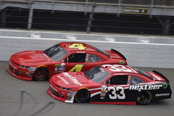 Brandon Jones, Richard Childress Racing Chevrolet and Ross Chastain, JD Motorsports Chevrolet