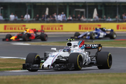 Lance Stroll, Williams FW40, Daniel Ricciardo, Red Bull Racing RB13 and Pascal Wehrlein, Sauber C36