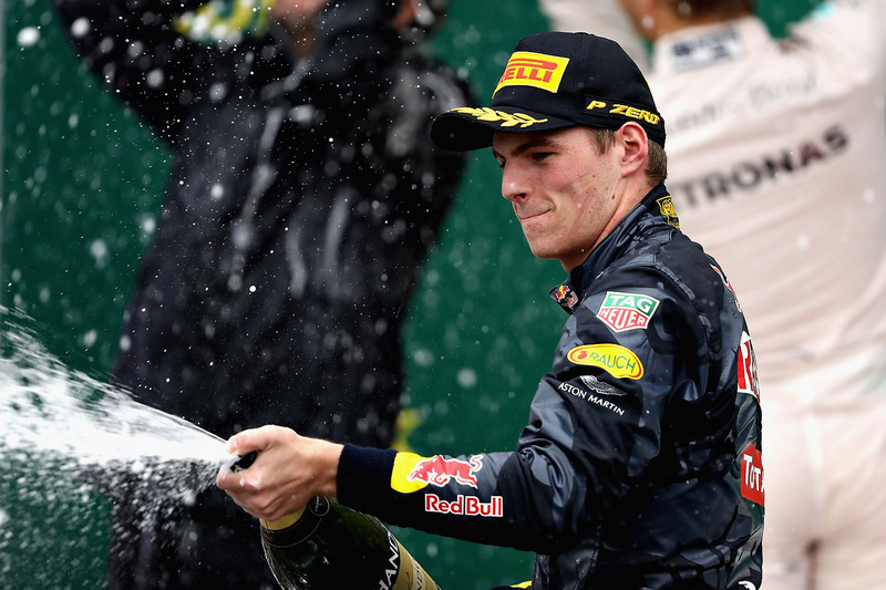 Podium : le troisième, Max Verstappen, Red Bull Racing