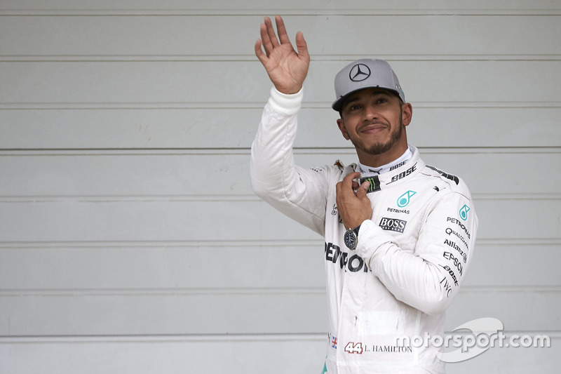 Lewis Hamilton, Mercedes AMG F1 celebra