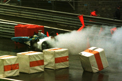 Accident de Giancarlo Fisichella, Benetton