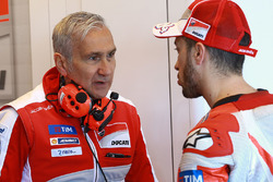 Andrea Dovizioso, Ducati Team, Davide Tardozzi, Team Principal Ducati Team