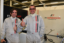 Adam Cooper, Journalist F1 Experiences 2-Seater passenger and Jonathan Noble, Journalist F1 Experiences 2-Seater passenger
