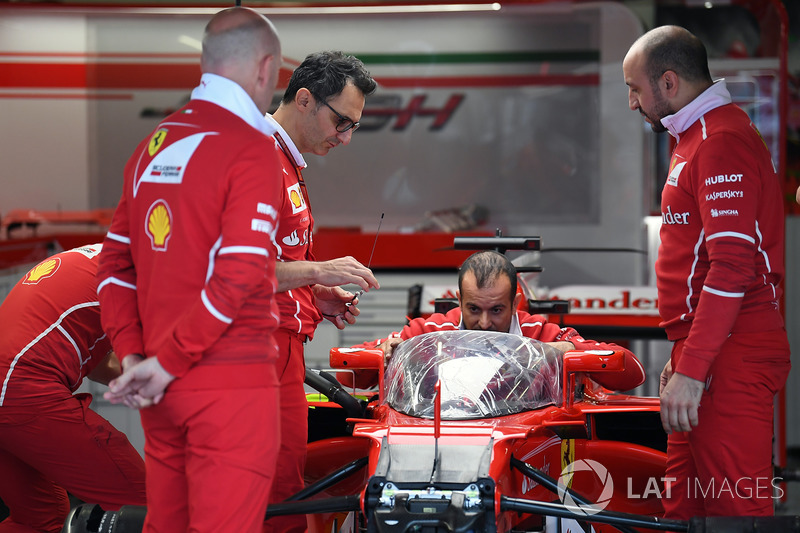 Ferrari SF70H with cockpit shield