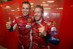 Pole position GTE Pro for #71 AF Corse Ferrari 488 GTE: Davide Rigon, Sam Bird