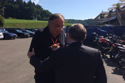 Jean Todt, presidente FIA e Sergio Marchionne, Presidente Ferrari e CEO di Fiat Chrysler Automobiles