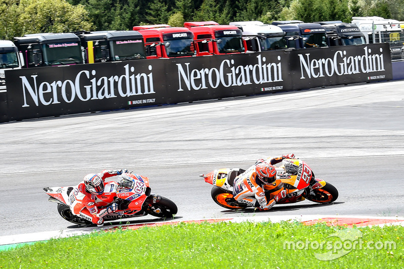 Marc Marquez, Repsol Honda Team, Andrea Dovizioso, Ducati Team