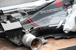 El accidente de Romain Grosjean, Haas F1 Team VF-17