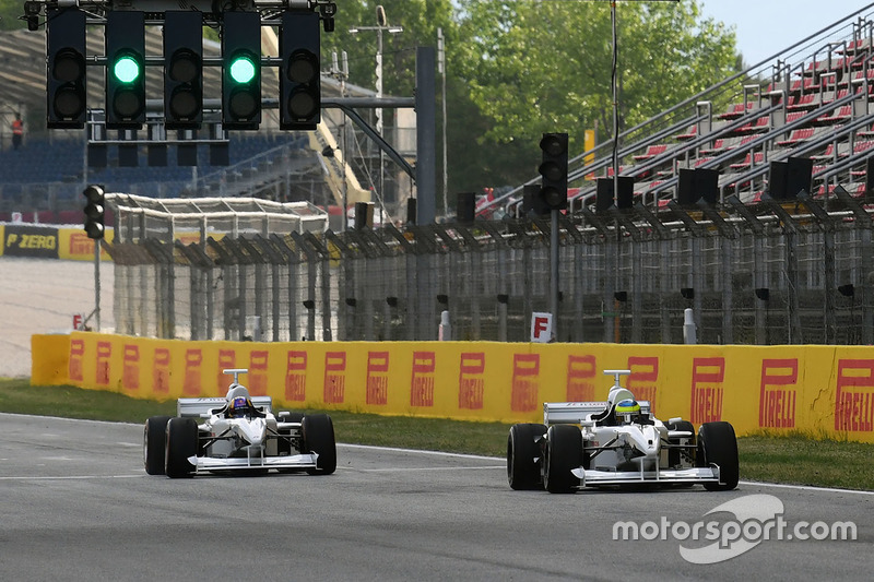 Zsolt Baumgartner, F1 Experiences 2-Seater driver and Patrick Friesacher, F1 Experiences 2-Seater driver