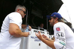 Fernando Alonso, Andretti Autosport Honda, Gil de Ferran