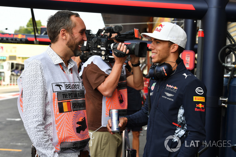 Franck Montagny, Pierre Gasly, Test Driver Red Bull Racing