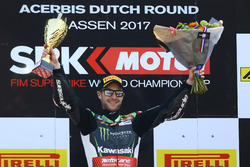 Podium : le vainqueur Jonathan Rea, Kawasaki Racing
