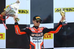 Podium : troisième place pour Chaz Davies, Ducati Team