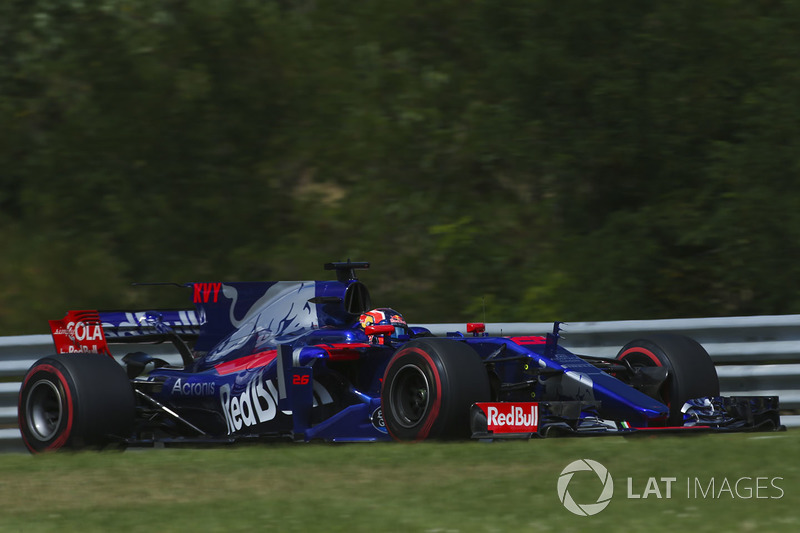 2017 год. За рулем болида Toro Rosso STR12 в пятничной тренировке