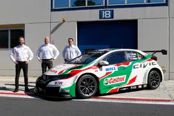 Tiago Monteiro, Rob Huff, Norbert Michelisz, Honda Racing Team JAS, Honda Civic WTCC