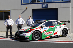 Tiago Monteiro, Rob Huff, Norbert Michelisz, Honda Racing Team JAS, Honda Civic WTCC