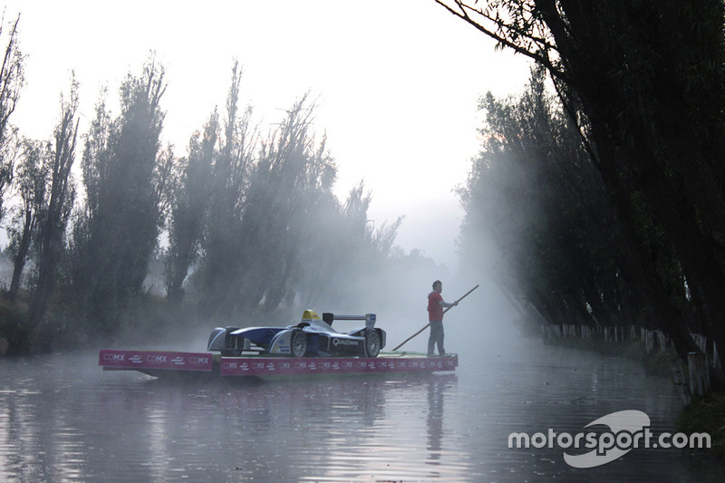 Esibizione Formula E a Xochimilco