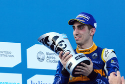 Podio: segundo lugar Sébastien Buemi, Renault e.Dams