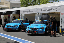 Robert Dahlgren, Polestar Cyan Racing, Volvo S60 Polestar TC1 and Thed Björk, Polestar Cyan Racing, Volvo S60 Polestar TC1