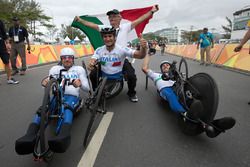 Alex Zanardi con la squadra italiana