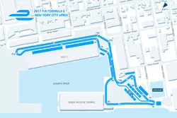 Streckenlayout: ePrix New York