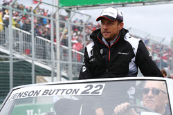 Jenson Button, McLaren on the drivers parade