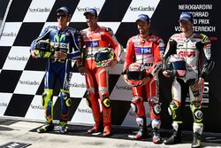 Il poleman Andrea Iannone, Ducati Team, il secondo qualificato Valentino Rossi, Yamaha Factory Racin