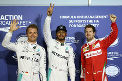 Polesitter Lewis Hamilton, Mercedes AMG F1 Team, second place Nico Rosberg, Mercedes AMG F1 Team, th